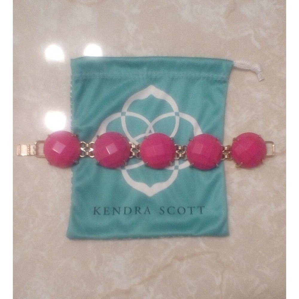 Kendra Scott Hot Magenta Pink Cassie Bracelet Rare